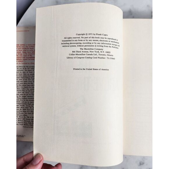 Frank Capra The Name Above The Title: An Autobiography Hardcover Hollywood Book - Picture 7 of 16